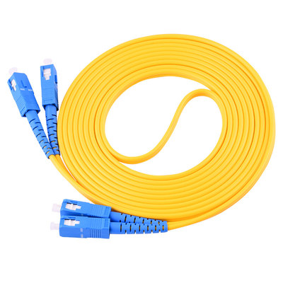 Patch-Cord Kabel SC-zu-SC-Verbindung Glasfaserteile mit kundenspezifischem Stecker