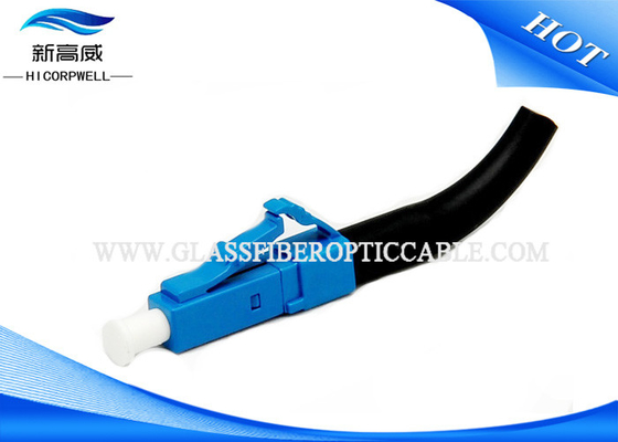 Verbindungskabel-Kabel-Faser-Optikkomponenten 45 Grad-Stiefel LC-Verbindungsstücke LSZH/PVC