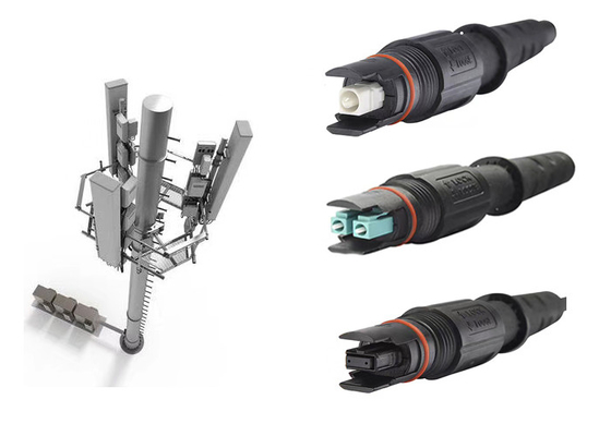 Mini-MPO imprägniern Verbindungsstück-IP geschützte Faser Opticial-Verbindungsstücke für Fernkommunikation