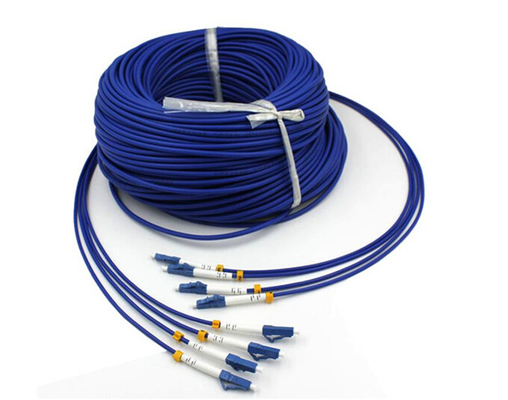 3m / 5m Faser-Flecken-Kabel 2 Kerne Inspektion gepanzertes, Sc-St.-Duplex-Verbindungskabel LC-FC