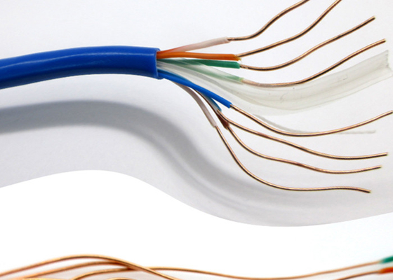 Einzelnes Ethernet LAN-Kabel für Netz außerhalb bloßen Kupfers Cat6 4pr 23Awg 0.56mm Utp