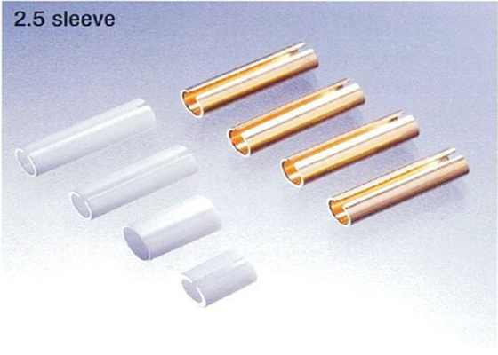 2.5mm Längen-Faser-Optiksystem-Komponenten-keramisches Zirkoniumdioxid Sc-Optikfaser-Ausrichtungs-Spannhülse