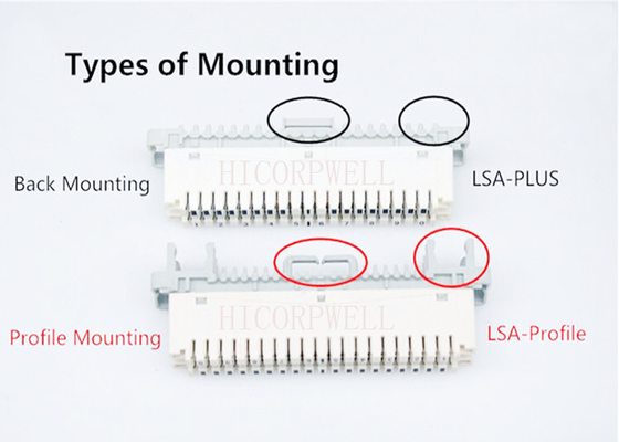 10 Paare ADC-Kronen-Trennungs-Modul LSA - Plus mit Schraubklemmen