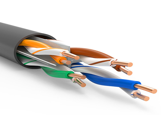 PVC-Jacke Netowork-Ethernet LAN-Kabel Utp-Katze 6 24awg 2pr 4pr 305m 1000ft 0,56 Utp Innen