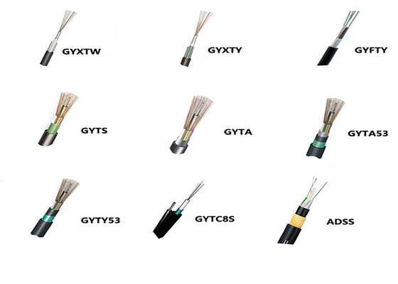 Aluminiumband-Glasfaser-optisches Kabel kundengebundener Jacken-starker Spannungs-Druck