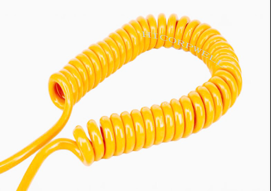 Jacke PU 4M Telefone Spiral Cable für elektronische Ausrüstung