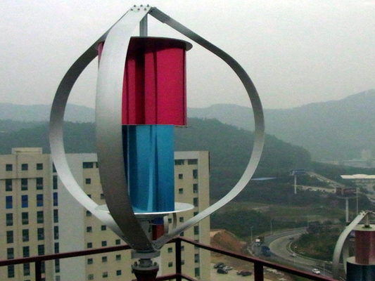 Vertikale Achse des Maglev-Generator-Windkraftanlage-System-600W 1000W 48V 3000W 5000W auf Gitter