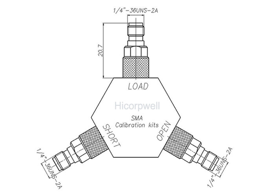 Faser-Optikflecken-Kabel der SMA-K Kalibrierer-Spezifikations-SMA