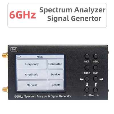 35 bis 4500 tragbares Spektrumanalysator-Signal Genertor für Wi-Fi, 2G, 3G, 4G, LTE, CDMA, DCS, G/M, GPRS MHZ SA6 6GHz