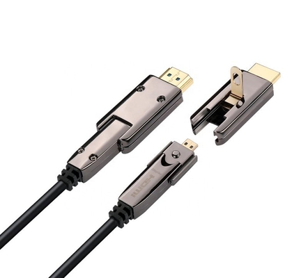 4:4 des LWL - Kabel-HDMI der Unterstützungs 3D 4K@60Hz YUV: 4 volle 18Gbps mit Mikro-HDMI und Verbindungsstücken bis 300M
