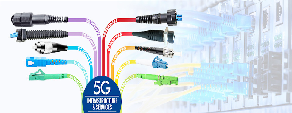 SM SX Fiber Optic Patch Cables LSZH 4.8mm 2F 4F Length 300M 100M