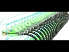 2 X Glasfaserkabel Om3 + 2 X 14 AWG + 2 X Cat6a Kabel Hybrid Kupfer Glasfaserkabel