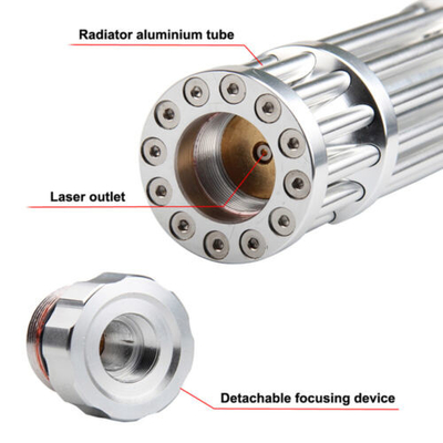 Hochleistungsgrüner 1MW 532nm Laserpointer Militar Burning Beam Light