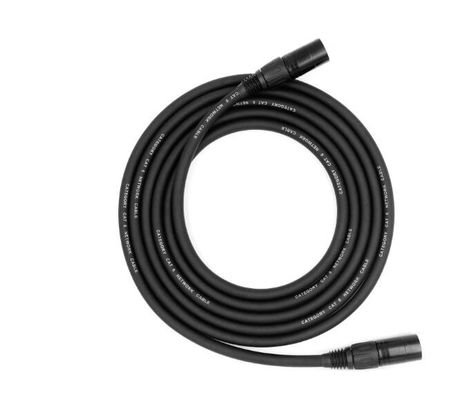 Schwarzes taktisches Cat6-Kabel