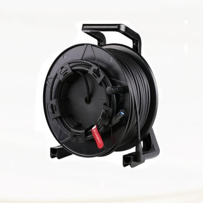 Schwarzes taktisches Cat6-Kabel