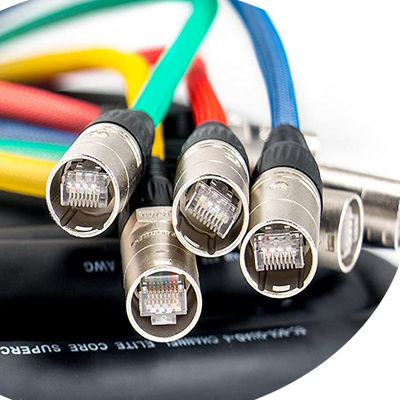 Schwarzes taktisches Cat6-Kabel
