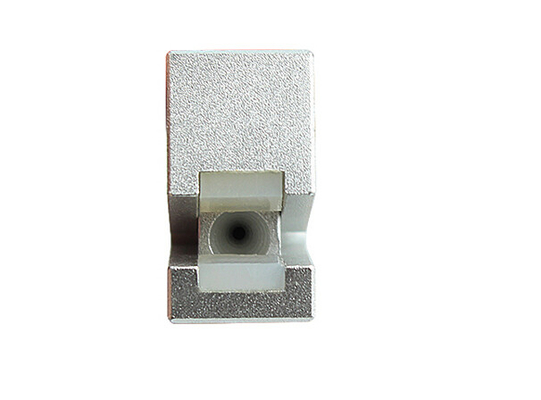 Sc-Metallquadrat-Silber-Farbbloßer Adapter aus optischen Fasern, Lichtwellenleiter-Adapter