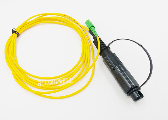 Wasserdichte Mini-Einmodenfaser-Flecken-Kabel Sc Optitap fertigten Verbindungsstücke besonders an