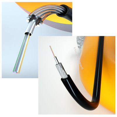 Glasfaser 2 Kerne Teflon-Ölbohrung Hochtemperaturoptische Kabel und hochtemperaturbeständige Detektionssensoren Temperaturmessoptische Fasern für Ölbohrung
