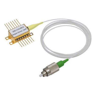 14PIN BTF Laser Diode 1550nm 10mW Schmetterlingslaser mit integrierter TEC und PM Faser Maximalleistung 10W