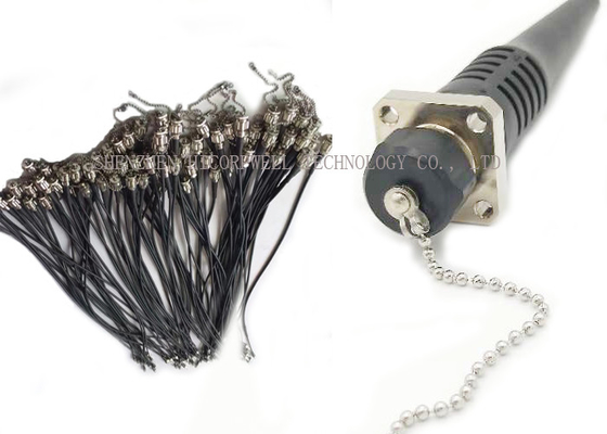 Singlemode 4 Kern-Faser-Optikverbindungskabel-Kabel LC/UPC im Freien mit ODC-Stecker/-sockel