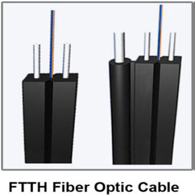 Fasertyp Singlemode-Glasfaser-Lichtwellenleiterkabel mit LSZH-Mantel und 10*Kabeldurchmesser statischer Biegeradius