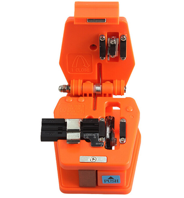 Orange Farbfaser-Prüfungs-Werkzeug-hohe Präzisions-Faser-Optikspalter-Plastikwerkzeuge