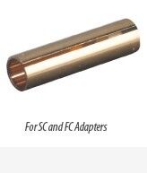 Glasfaser-Passivkomponente　Phosphorbronze-Hülse Glasfaser-Standard-SC-Glasfaser-Kupferhülse Glasfaserhülse