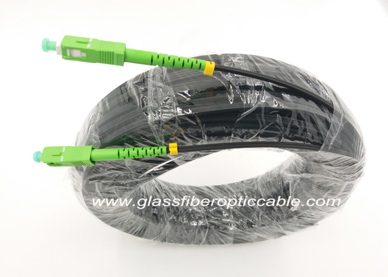 Glasfaser-optisches Kabel FTTH Sc APC UPC, Faser-Optiktransceiverkabel für Anwendung