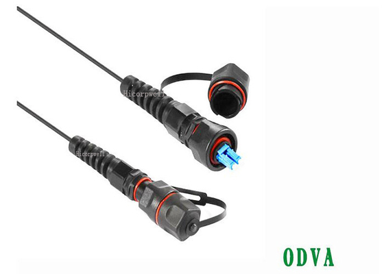 Zwei/vier Kern taktisches Kabel FO mit konformem Stecker ODVA 4.8mm bis 7.0mm Od