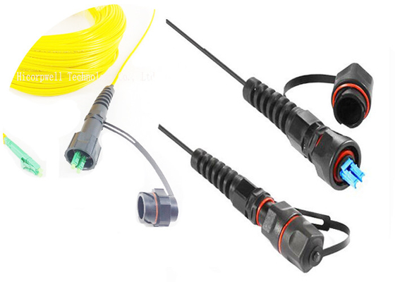 Optisches Kabel der Glasfaser-IP67 mit Verbindungsstück-Jacke Od 0.9MM Sc LC oder MPO 2MM 3MM