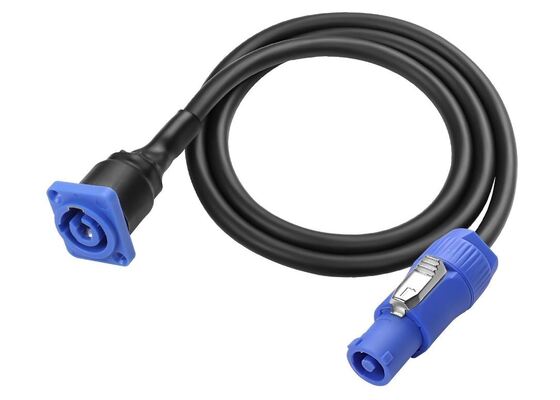 3P Power Connector Cable Combo Männlich/Weiblich Powercon Bühnenbeleuchtung Chassis Kabel Gelb 3P PowerCon CE zugelassen IP65 heiß in Euro