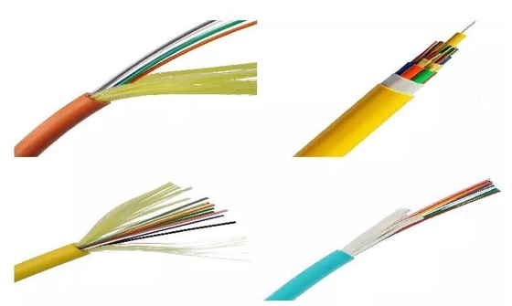 Flexible Vollader-Optikverteilungs-Kabel-orange Innenfarbe in mehreren Betriebsarten