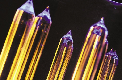 bloße Glasfaser des Fiberglas-250um mit beschichtendem Schutz