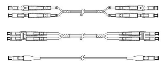 FTTH LC - des Glasfaser-optischen Kabels LC-Inspektion DX Länge des Verbindungskabel-1m 3m 5m
