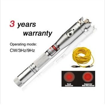 Faser-Prüfung 5MW 10MW 20MW bearbeitet Sichtschwarz-lederne Hülle des störungs-Detektor-30MW