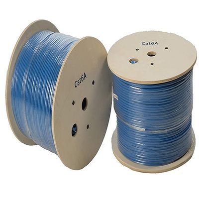 Hochgeschwindigkeits-Cat6A Lan Cable 500Mzh bloßes Kupfer des Frequenz-Körper-99,99%